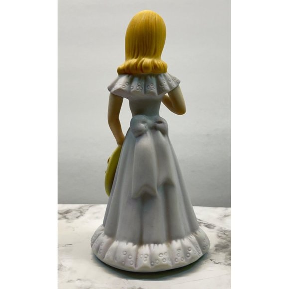 Growing Up Birthday Girls Age 12 Porcelain Blonde Figurine 1981 Enesco - Picture 2 of 7